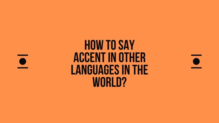 Accent